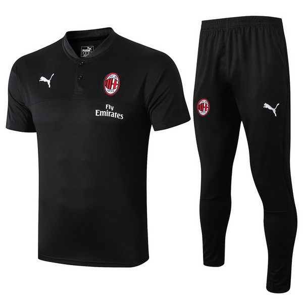 Replicas Polo Milan Conjunto Completo 2019/20 Negro